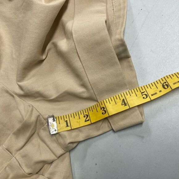 FREE‎ ASSEMBLY Women’s Cuffed Pleated Shorts  Tan Size 20 - Picture 6 of 12